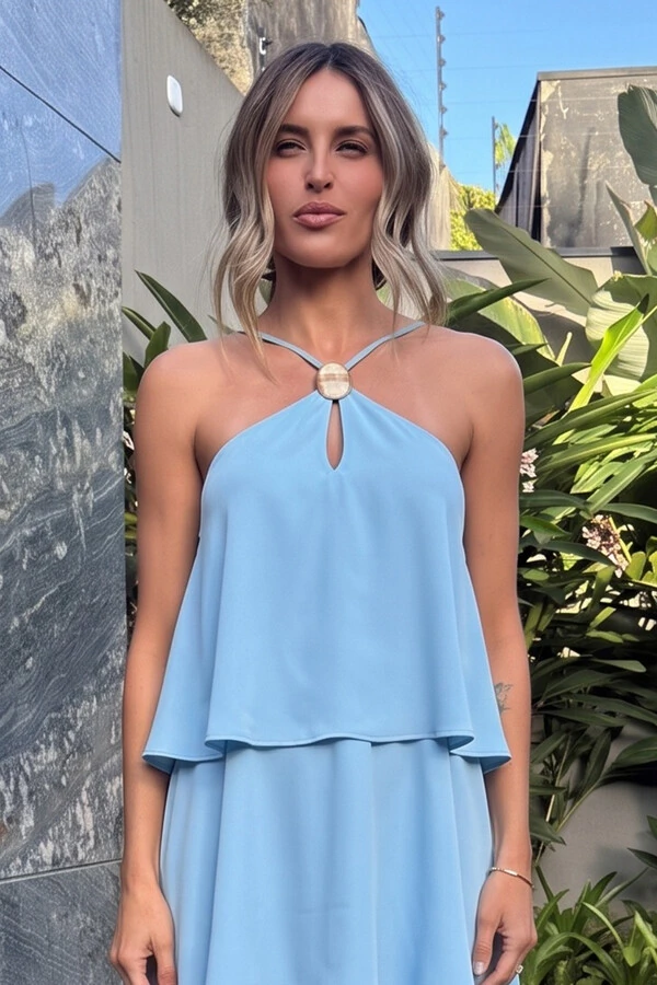 Vestido Petal Fendi