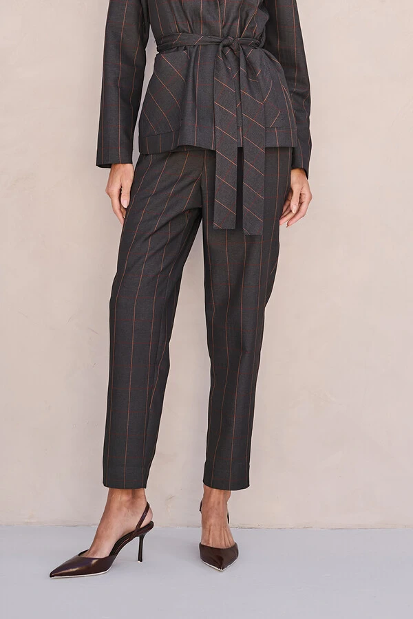 Calça Alfaiataria Check