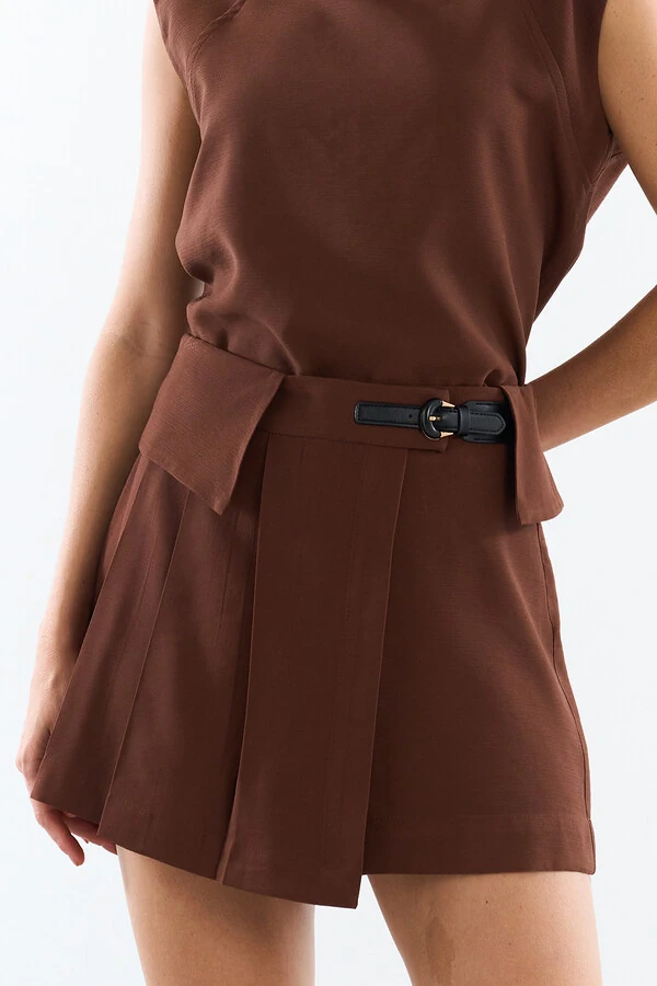 Short Saia Estelle Texture