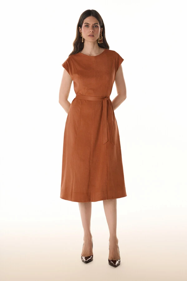 Vestido Oly Suede
