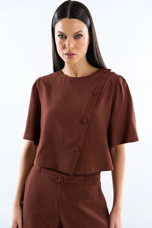 Blusa Button Sensorial