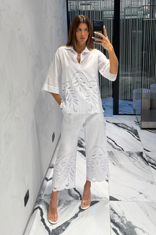 Camisa Bordada Lillia