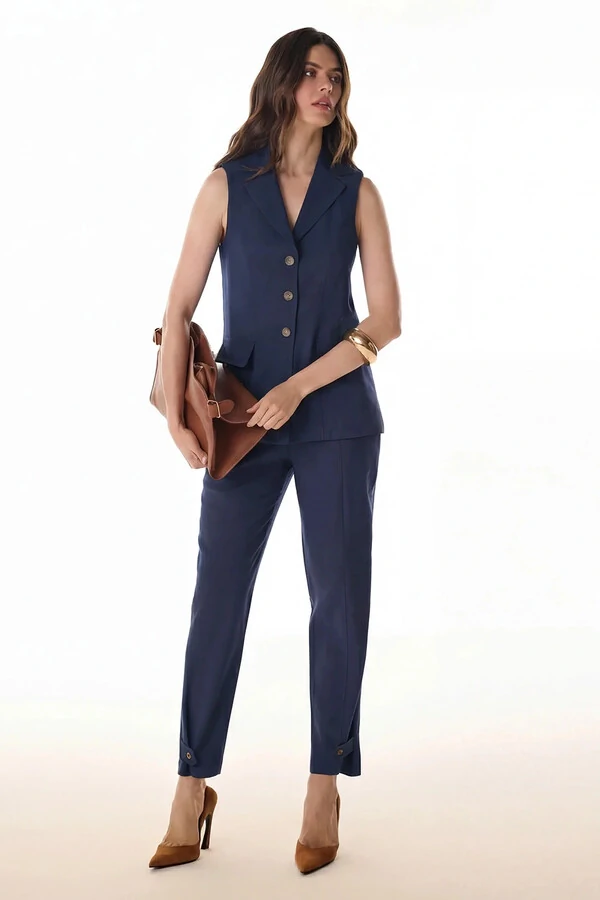 Conjunto Maxi Colete e Calça Ally Touch