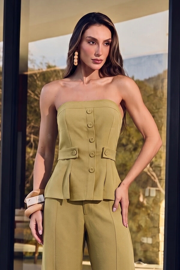 Blusa sem Alça Mare Donna