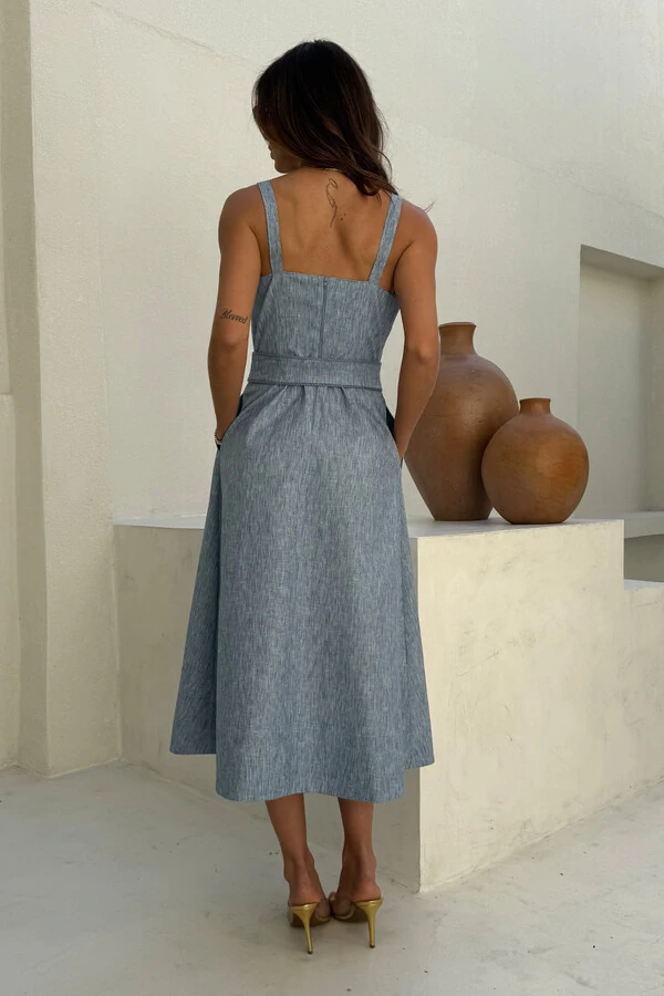 Vestido Linen Sicily