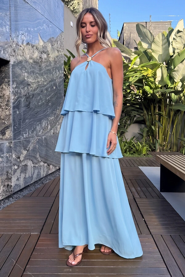 Vestido Petal Fendi
