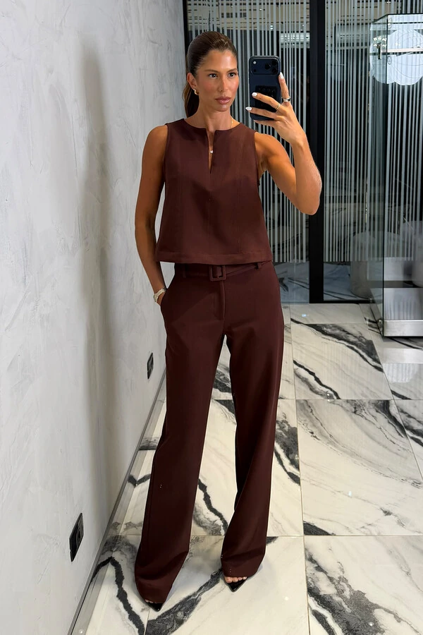 Conjunto Regata Basic e Pantalona Belt Victoria