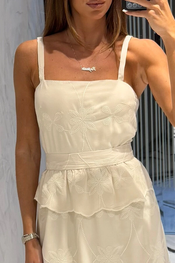 Vestido Bordada Fleur