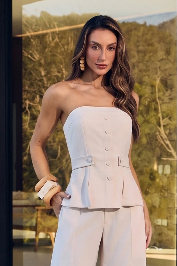 Blusa sem Alça Mare Donna