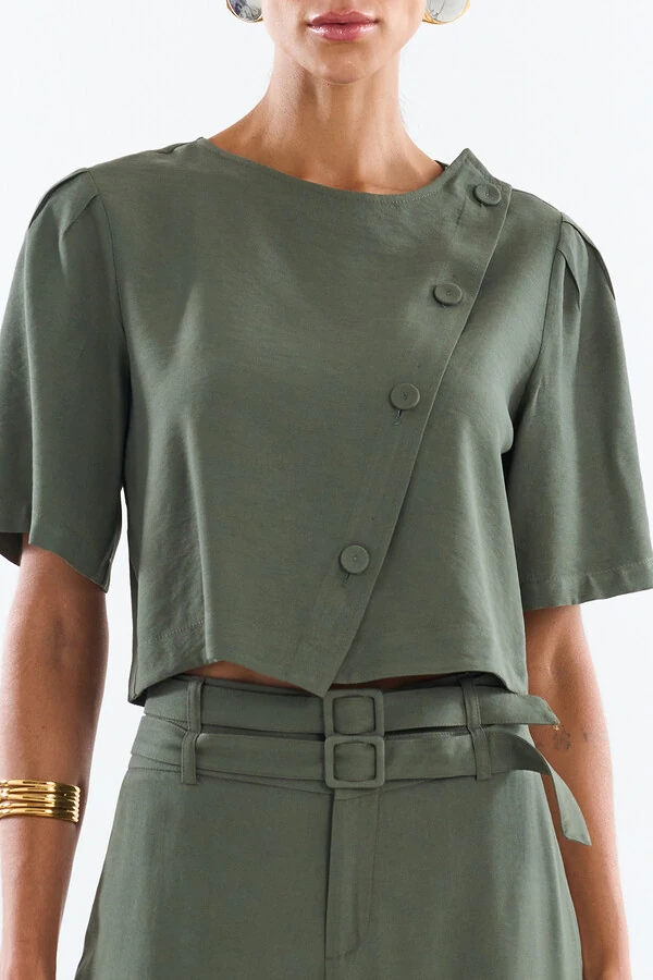 Blusa Button Sensorial