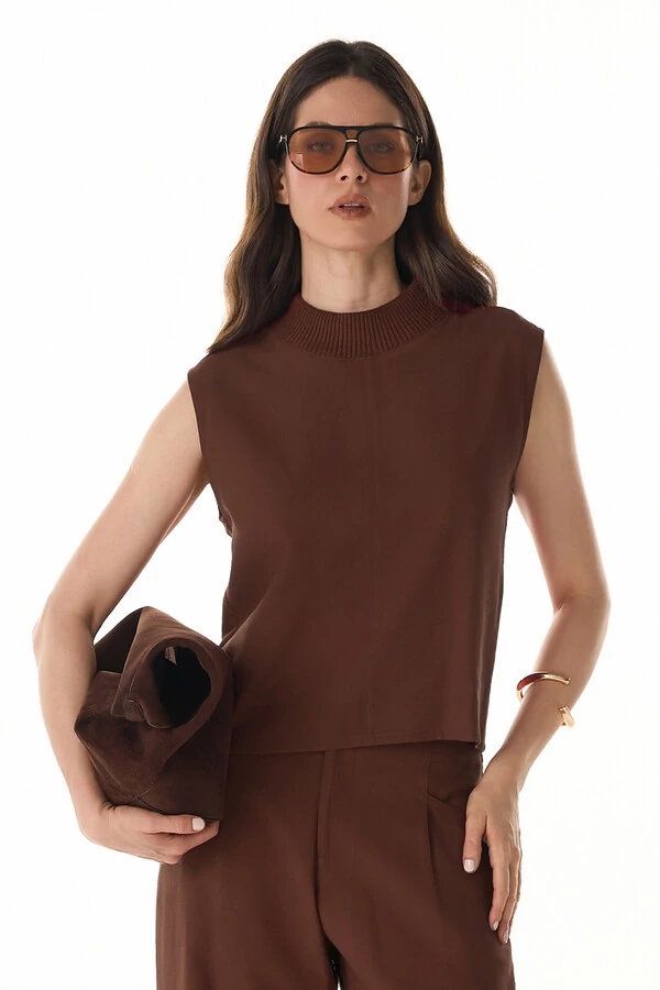 Blusa Gola Estelle Texture