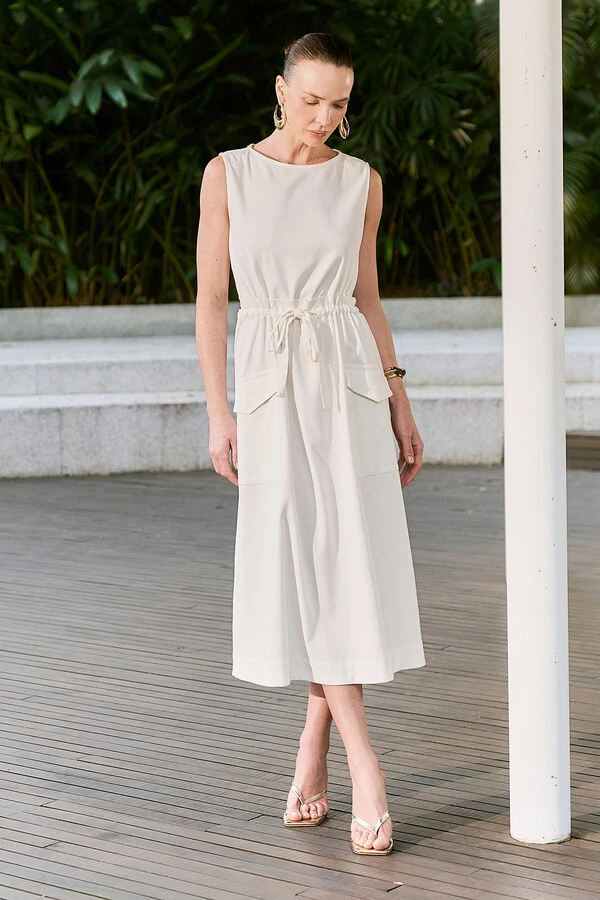 Vestido Selene Linen Elegance