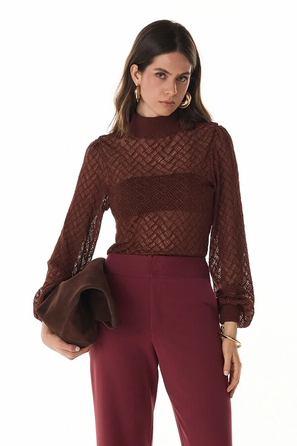 Blusa Crochet Bunny