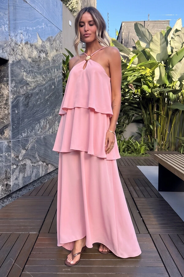 Vestido Petal Fendi