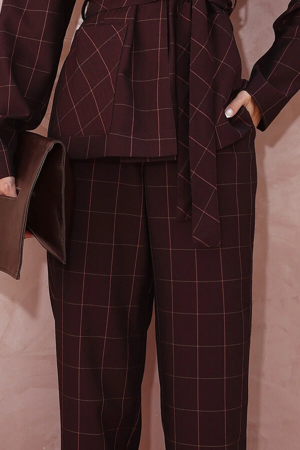Calça Alfaiataria Check