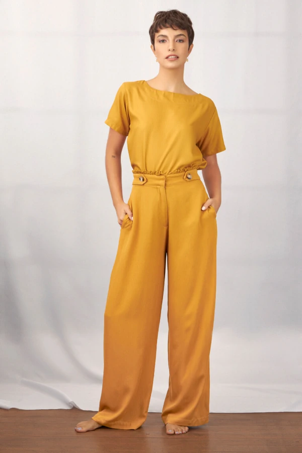 Conjunto Sálvia Mostarda