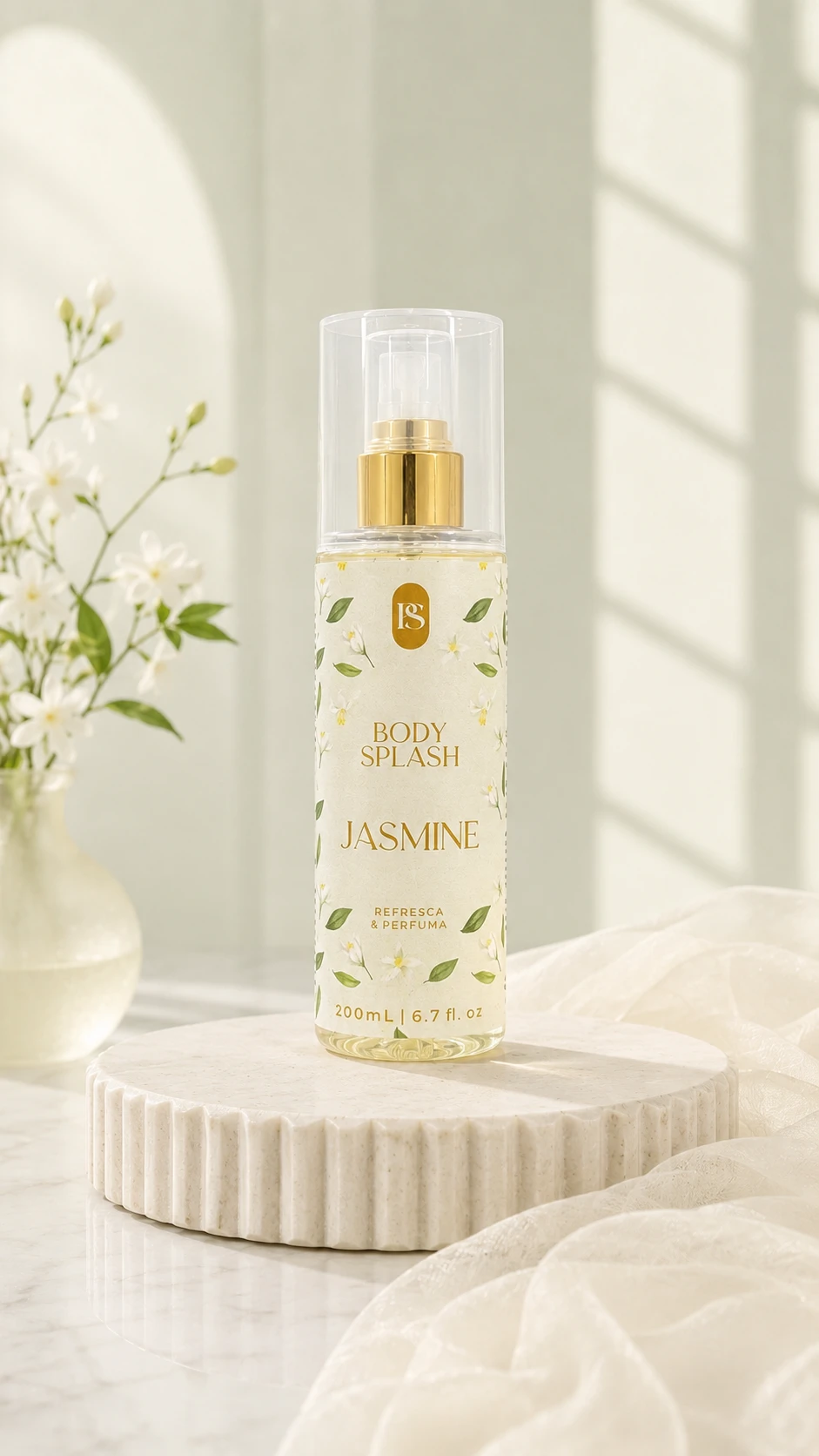 Foto Body Splash Jasmine Floral com Jasmim e Açafrão