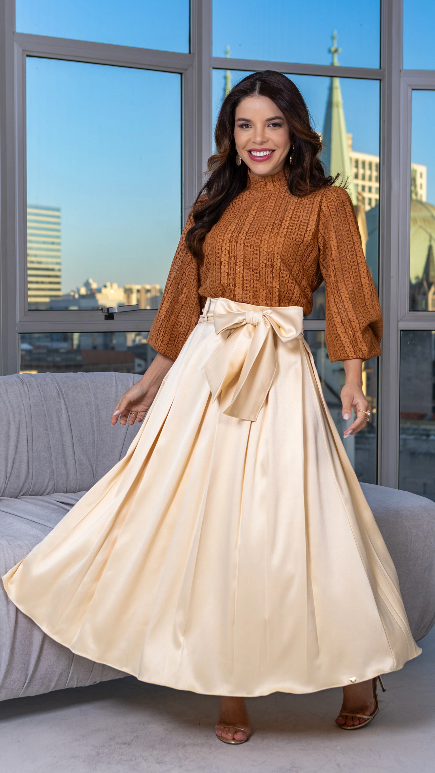 Foto COMBO Blusa Laiane e Saia Aylin