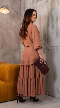 Conjunto Rafa em Crepe com Blusa Transpassada
