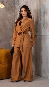 Conjunto Monalisa Alfaiataria Blazer e Calça