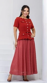 Blusa Velma em Alfaiataria com Botões Funcionais Telha