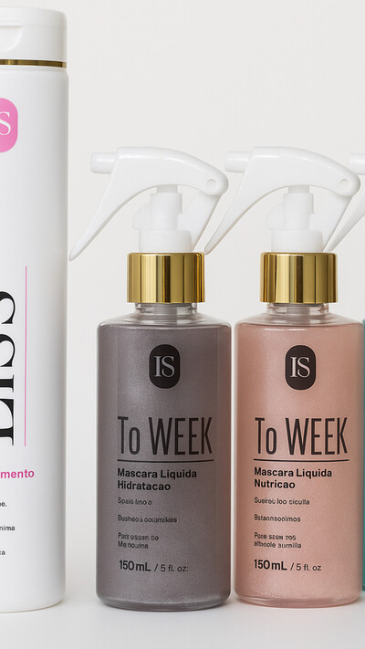 Foto Kit PS To Week e PS Liss Cronograma Alisamento Vegano