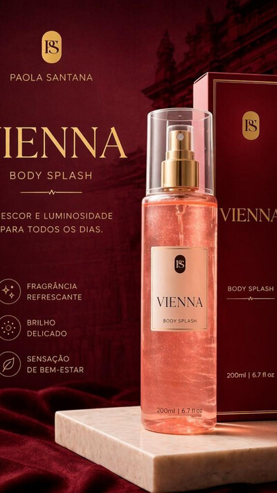 Foto Body Splash Vienna Perfume Corporal Feminino Leve