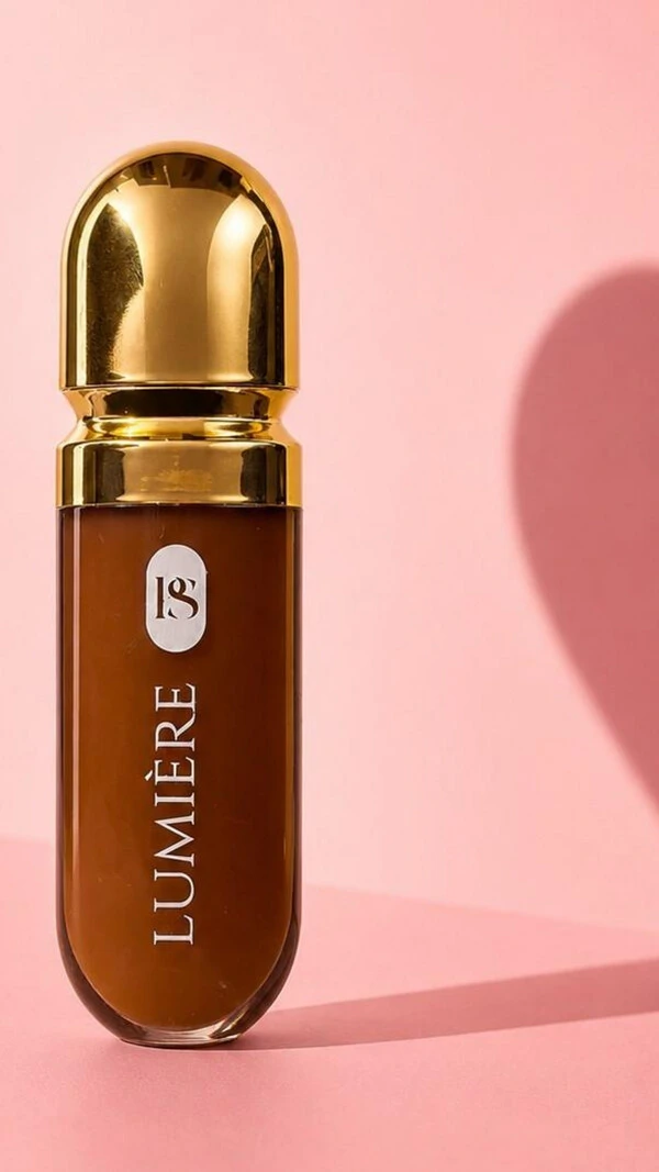 Lip Gloss Lumière Marrom Brilho Labial Hidratante
