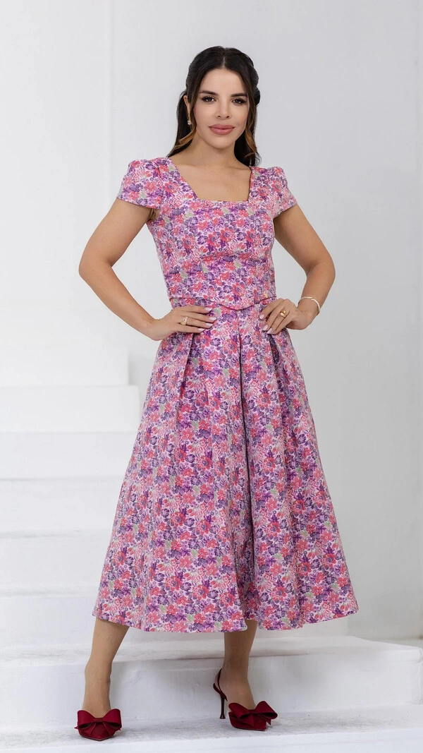 Conjunto Gislaine Estampado em Jacquard