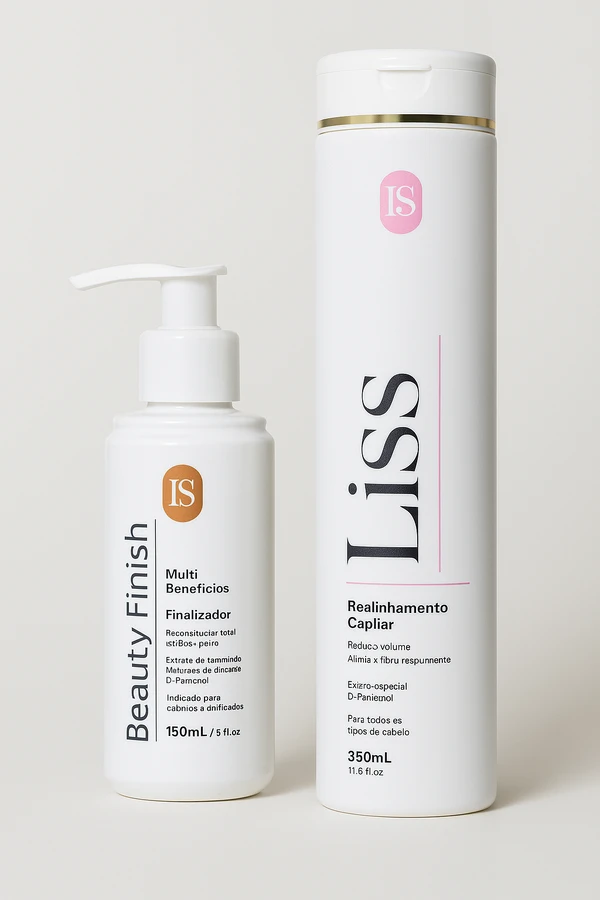 Kit PS Liss e Finalizador PS Beauty