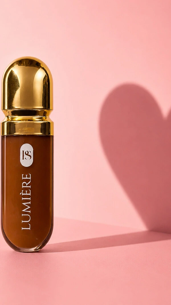 Lip Gloss Lumière Marrom Brilho Labial Hidratante
