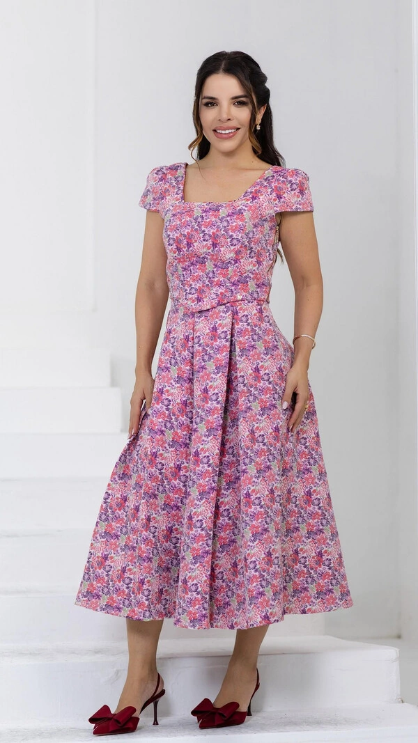 Conjunto Gislaine Estampado em Jacquard