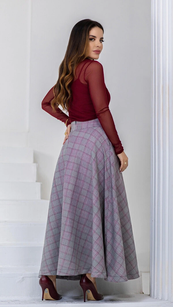 Blusa Manga Longa Tule Anastácia Segunda Pele Gola Alta