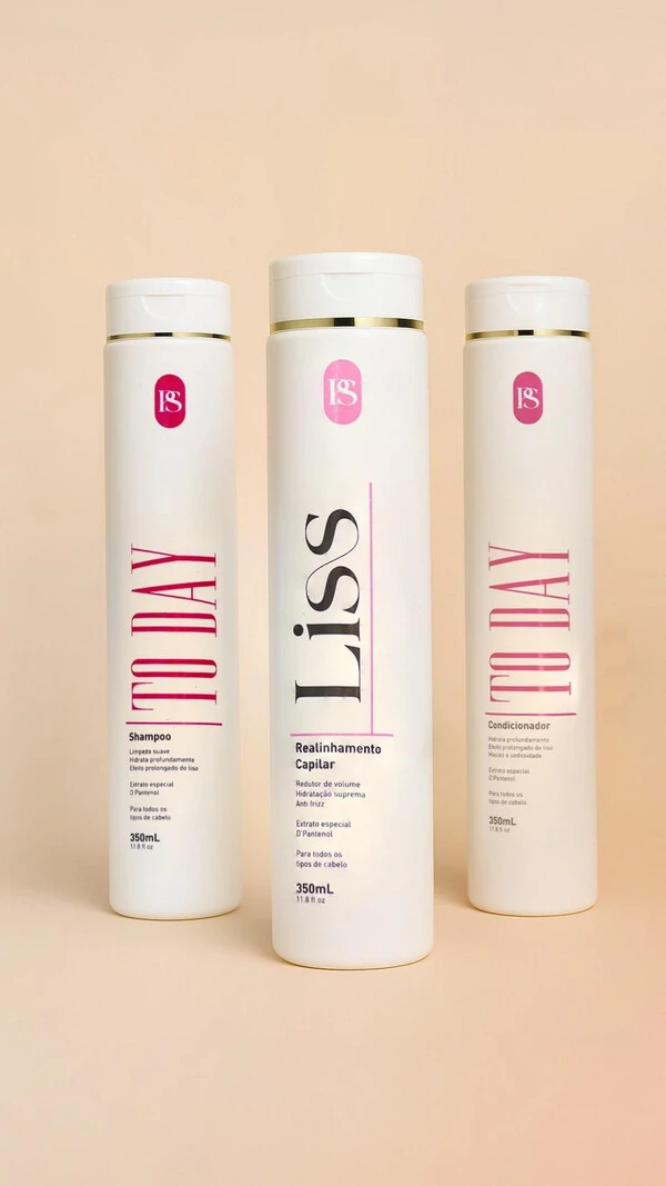Kit PS To Day e PS Liss Nutrição Alisamento Capilar