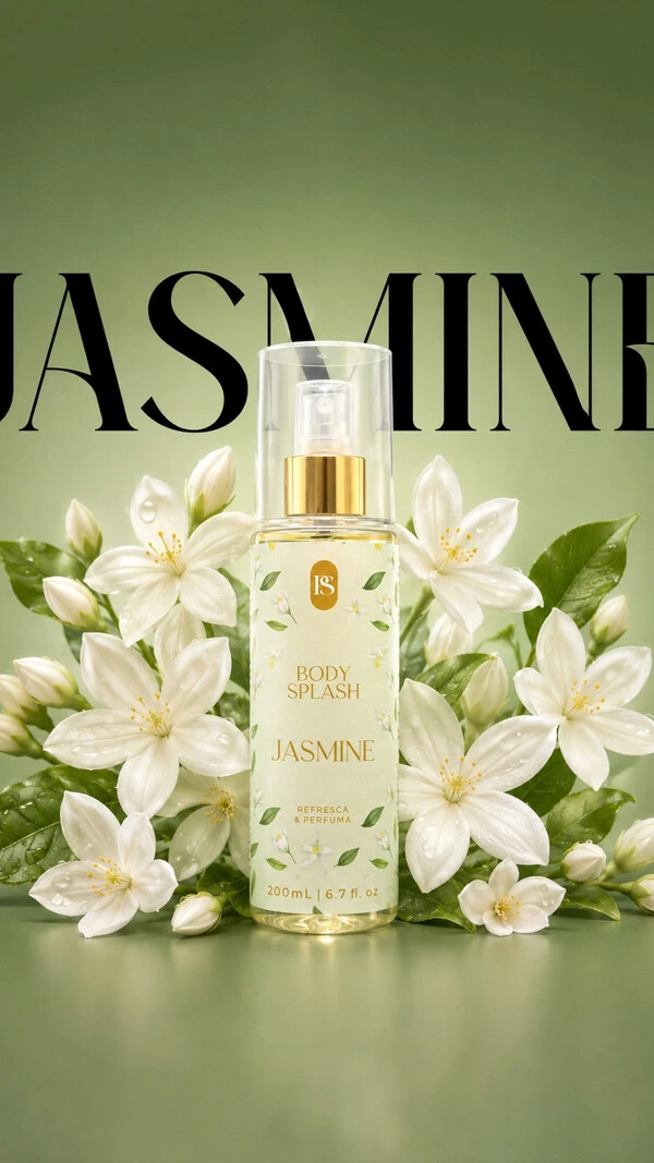 Body Splash Jasmine Floral com Jasmim e Açafrão