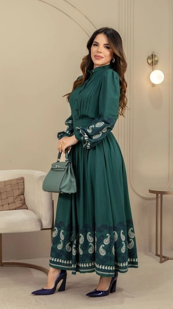 Conjunto Vanilde em Viscose com Botões Funcionais Verde