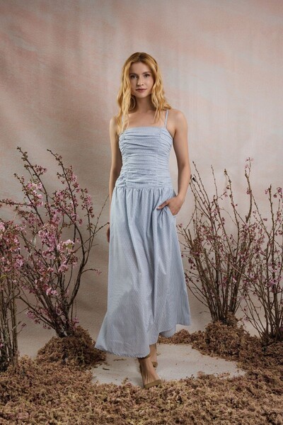 Foto Vestido Franzido Listra Devore