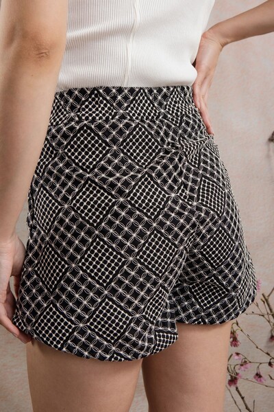 FotoShorts Algodao Bordado