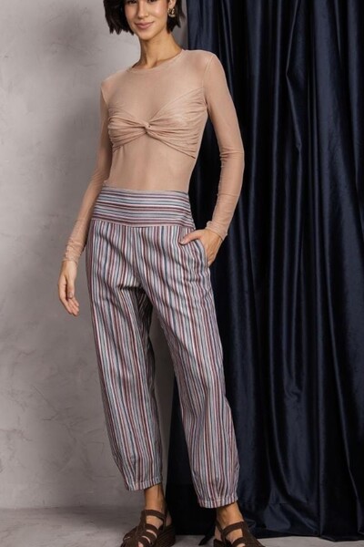 FotoBlusa Tule Busto Franzido