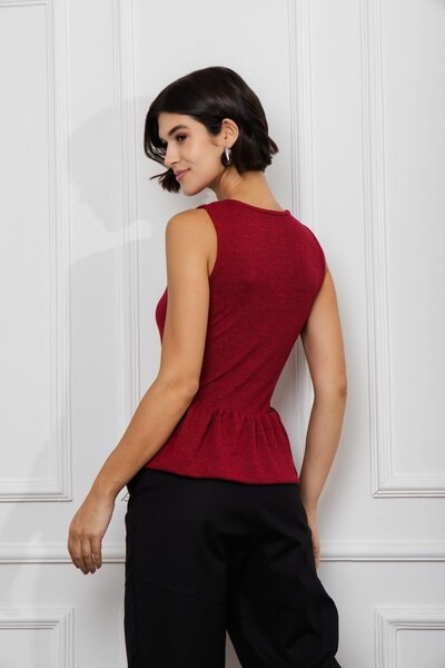FotoBlusa Malha Balone Peplum