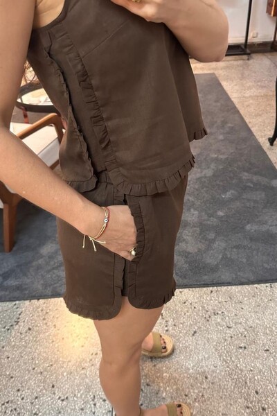 FotoShorts Linho Babado