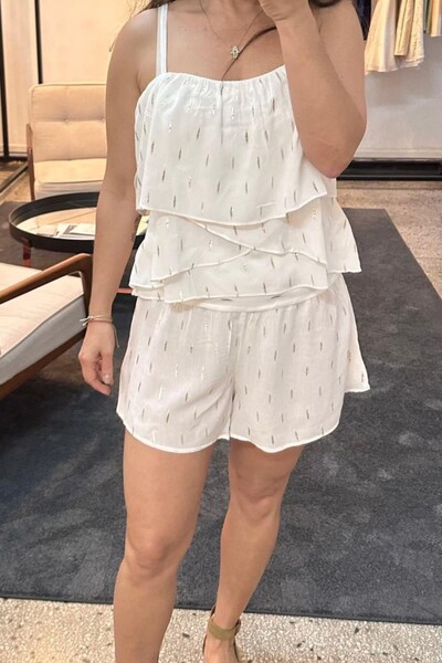 Foto Blusa Babado Cruzado