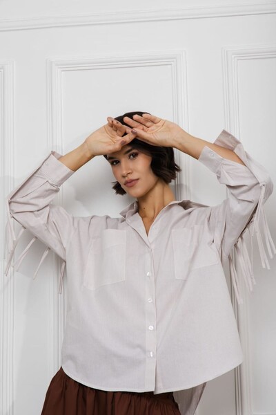 Foto Camisa Oversized Franja