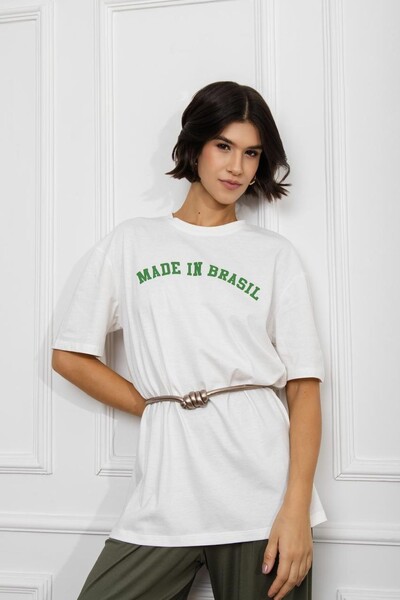 Foto T Shirts Longa Estampada Made In Brasil