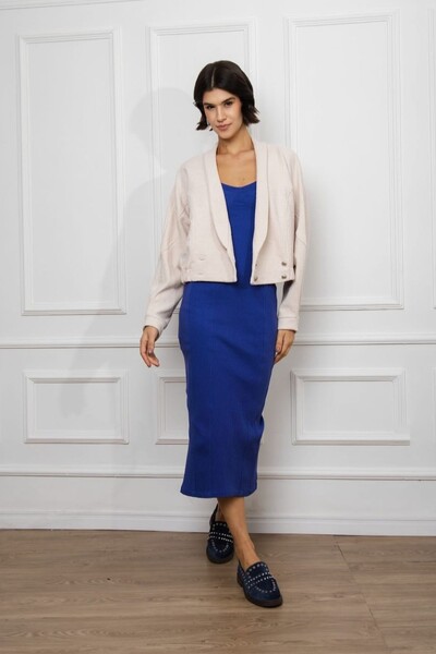 FotoVestido Malha Recortes Corset