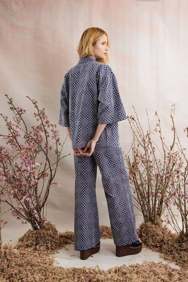 Kimono Algodao Bordado