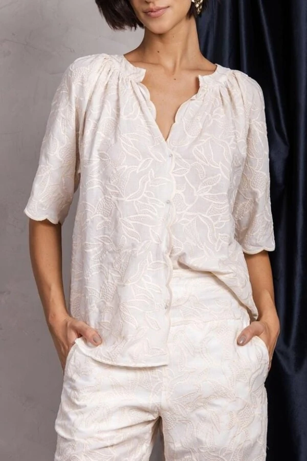 Conjunto Bordado Barrado