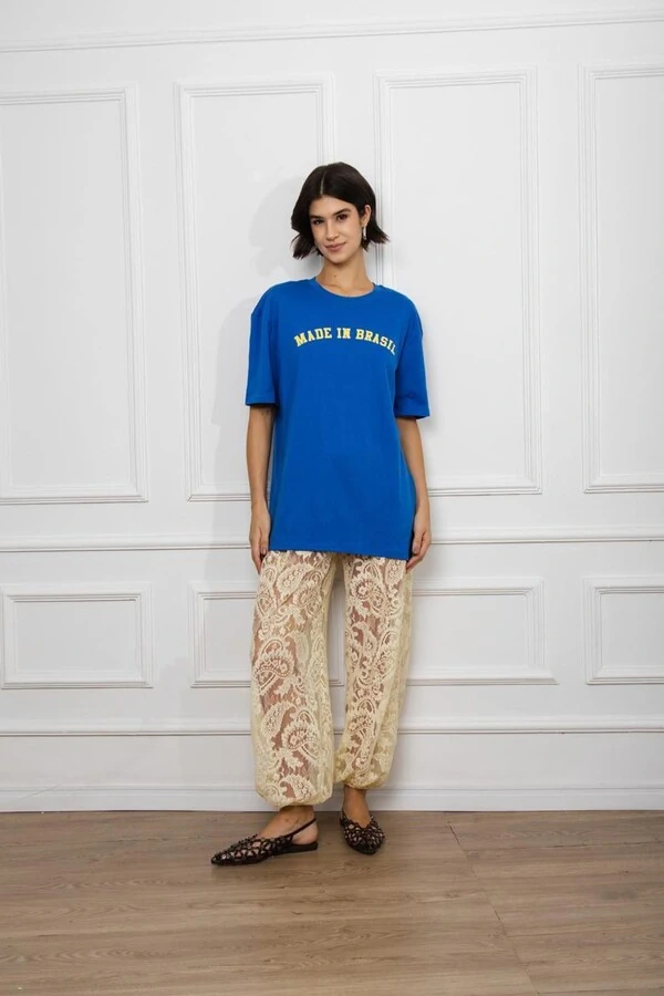 T Shirts Longa Estampada Made In Brasil