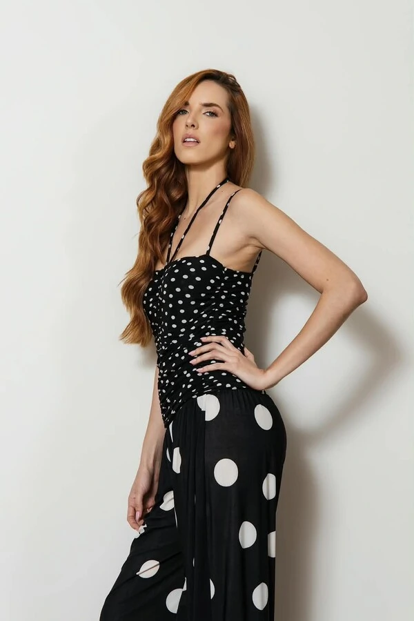 Body Franzido Estampado