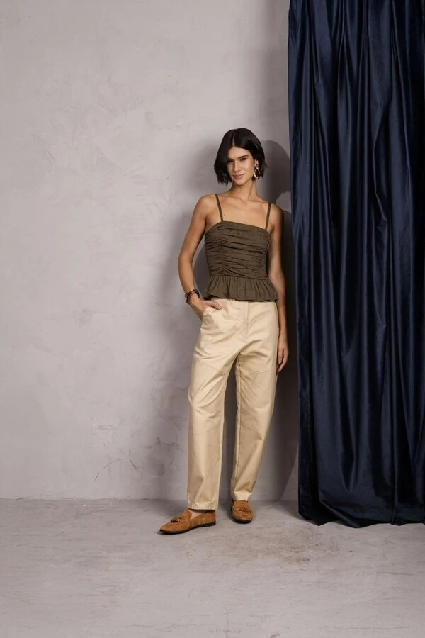 Calca Sarja Premium Recortes Barrel